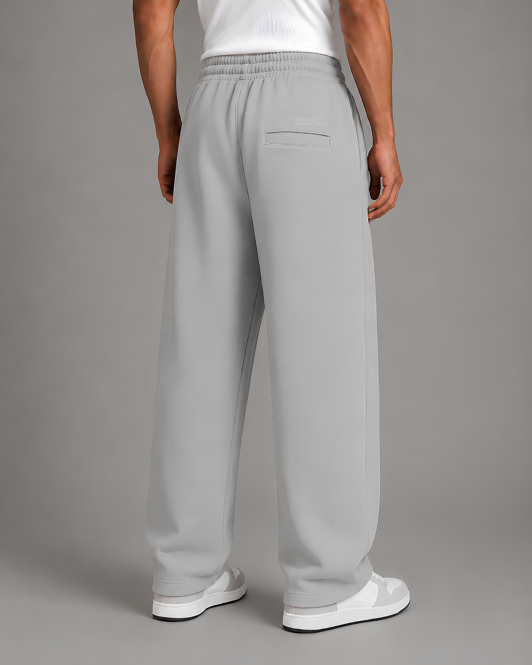 GREY TRACK PANTS