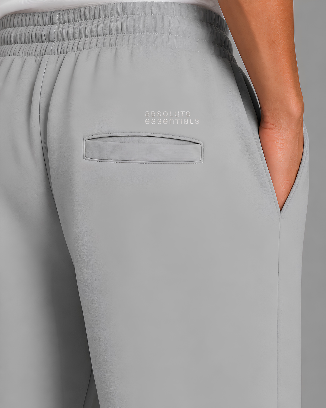 GREY TRACK PANTS