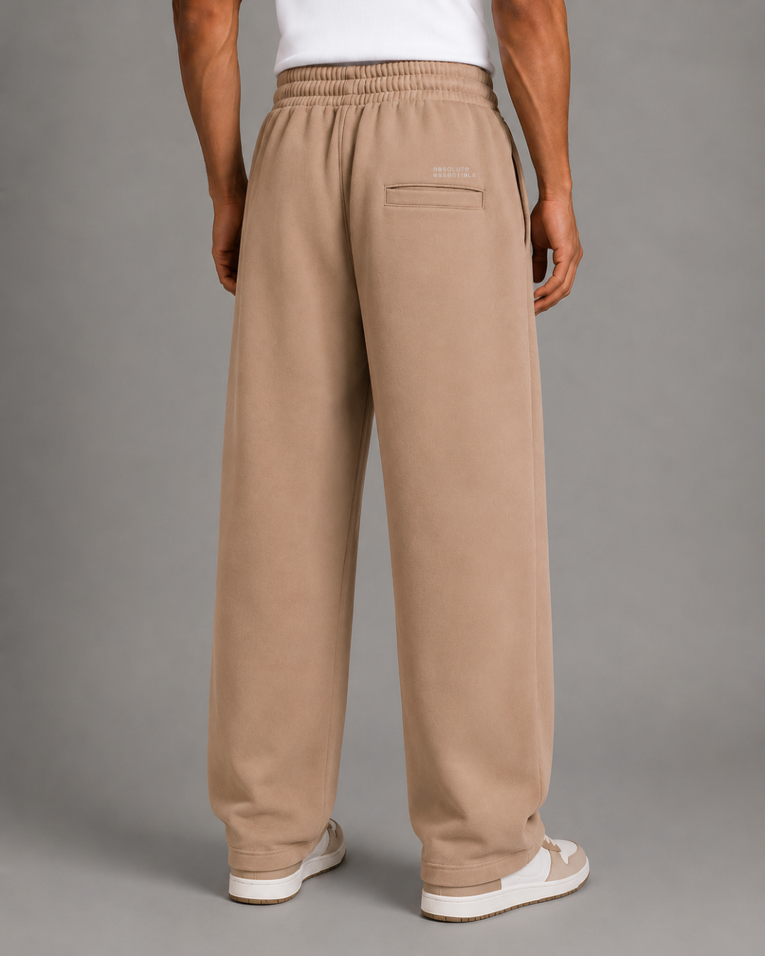 COFFEE BEIGE TRACK PANTS