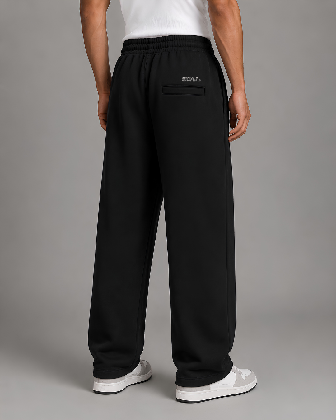 BLACK TRACK PANTS