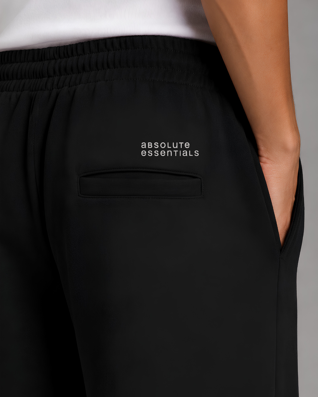 BLACK TRACK PANTS