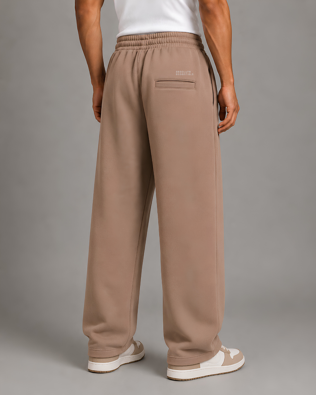 COFFEE BEIGE TRACK PANTS